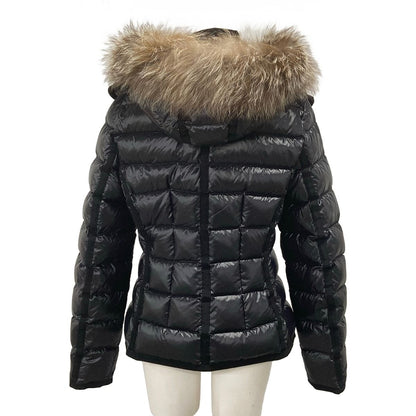 Moncler Down Jacket M Armoise Black Long Sleeve Zip Up Winter 2 — view 2