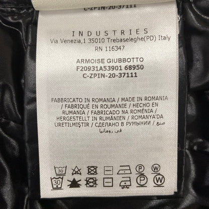 Moncler Down Jacket M Armoise Black Long Sleeve Zip Up Winter 2 — view 4