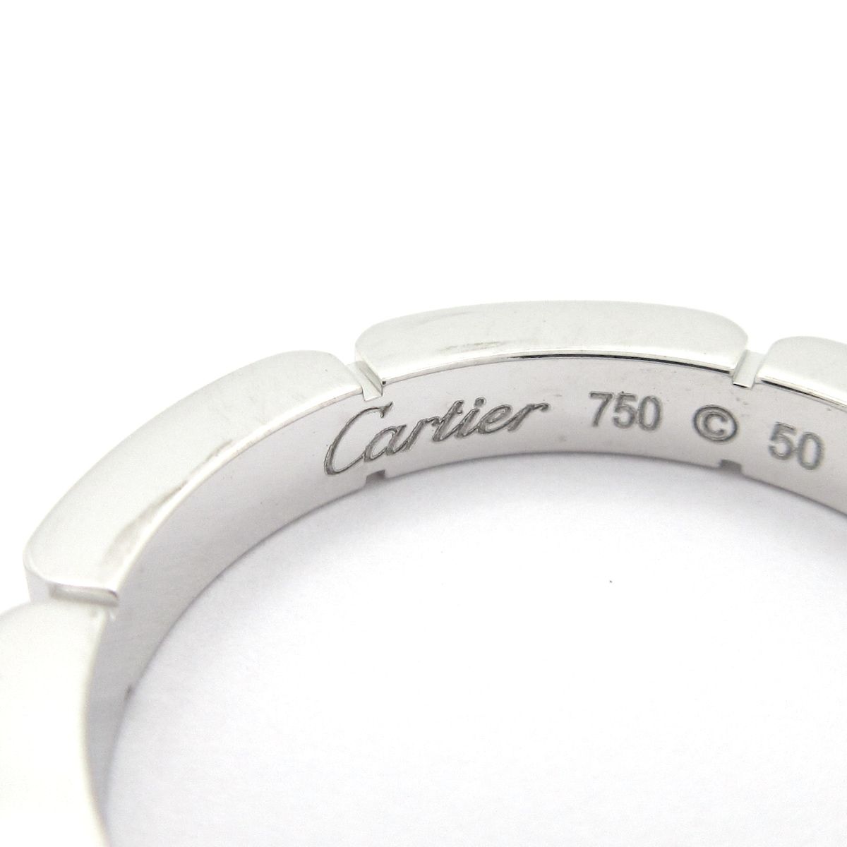 Cartier Ring 50 Maillon Panthere 18K White Gold Diamond — view 5