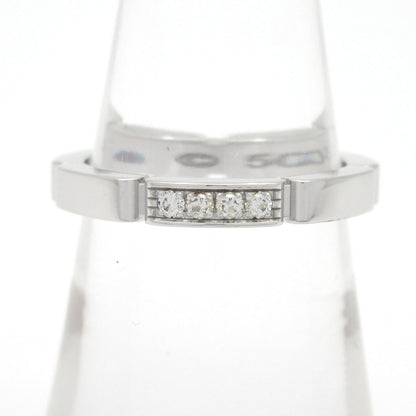 Cartier Ring 50 Maillon Panthere 18K White Gold Diamond