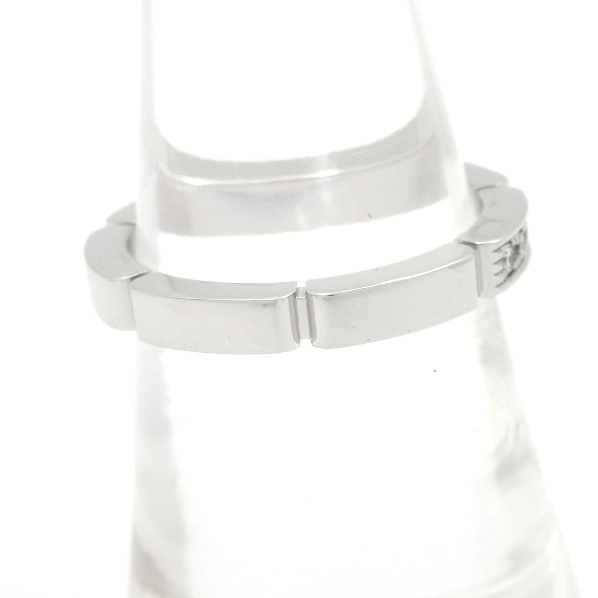 Cartier Ring 50 Maillon Panthere 18K White Gold Diamond — view 2