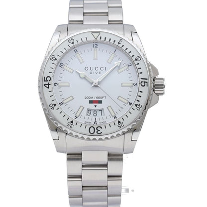 Gucci Dive Watch SS White — view 2