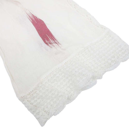 Dior Sample Long Dress Folklore Style Ivory Red 36 — view 8