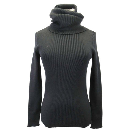 Celine Phoebe Philo Era Rib Knit Long Turtle Sweater Long Sleeve Top XS
