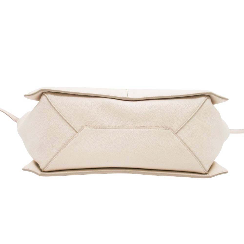 Celine Phoebe Philo Era Trifold Small Tote Handbag Purse Beige — view 5