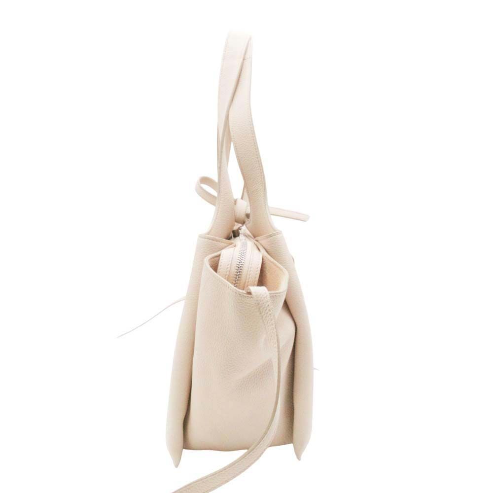 Celine Phoebe Philo Era Trifold Small Tote Handbag Purse Beige — view 2
