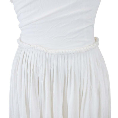 Dior Sample Drape Design Sleeveless Dress Off White 36 — view 6