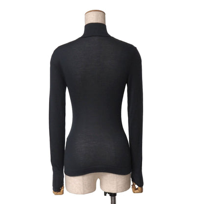 Hermes Knit Total Cashmere Turtle Neck Fitted Sweater RB 34 — view 2