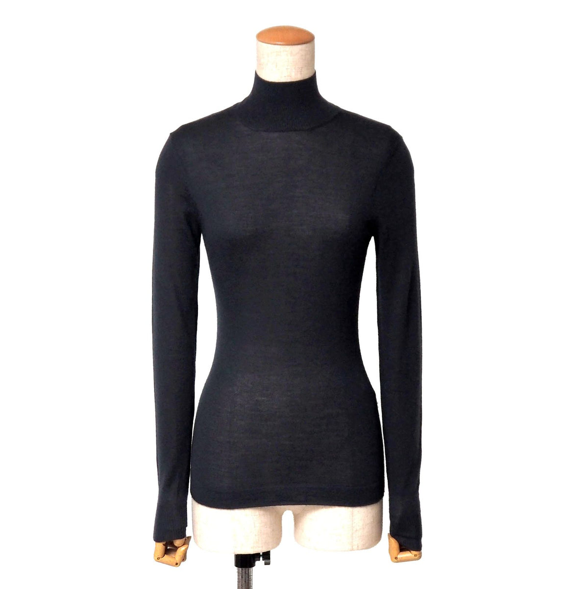 Hermes Knit Total Cashmere Turtle Neck Fitted Sweater RB 34