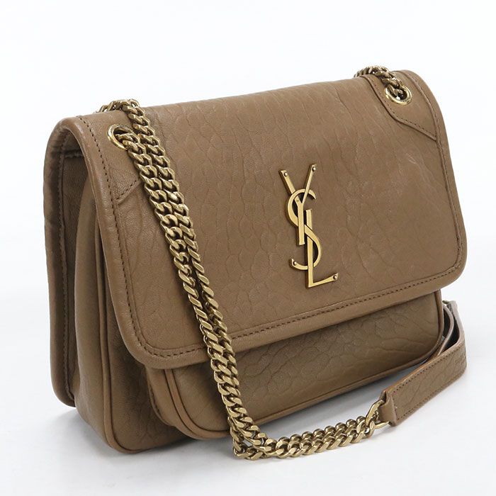 Saint Laurent Chain Niki Shoulder Bag Calfskin