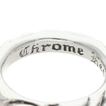 Chrome Hearts Scroll Band Silver Ring — view 3
