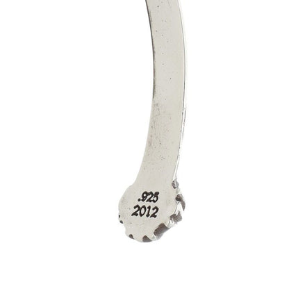 Chrome Hearts Bangle Flat CH Silver Bracelet — view 4