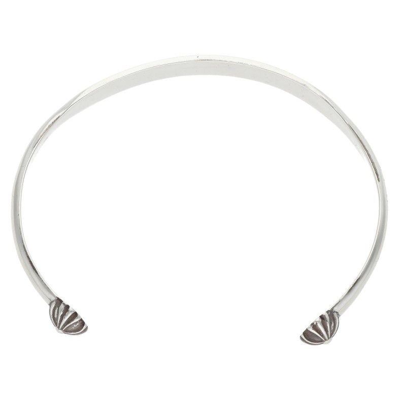 Chrome Hearts Bangle Flat CH Silver Bracelet — view 5
