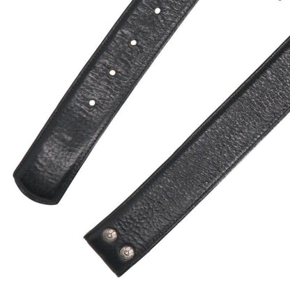Chrome Hearts 1.5 Strap Scroll Label Rivets Leather Belt — view 3