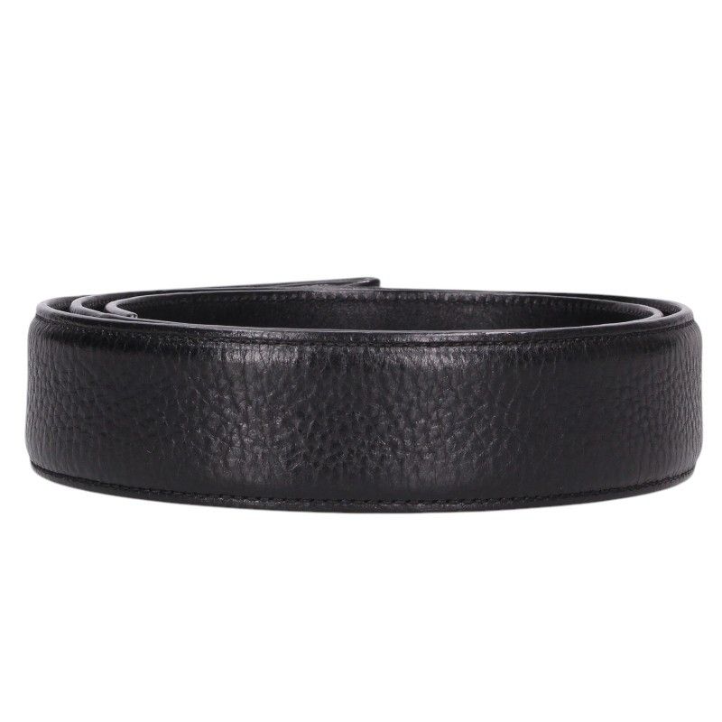 Chrome Hearts 1.5 Strap Scroll Label Rivets Leather Belt — view 2