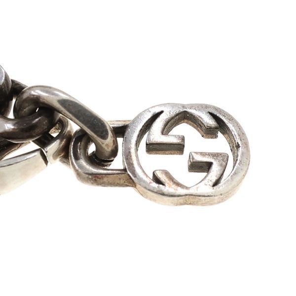 Gucci Interlocking Necklace Silver — view 4