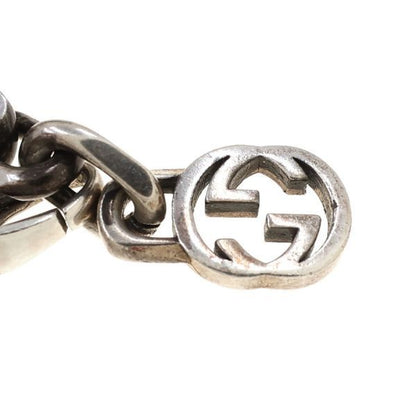Gucci Interlocking Necklace Silver — view 4