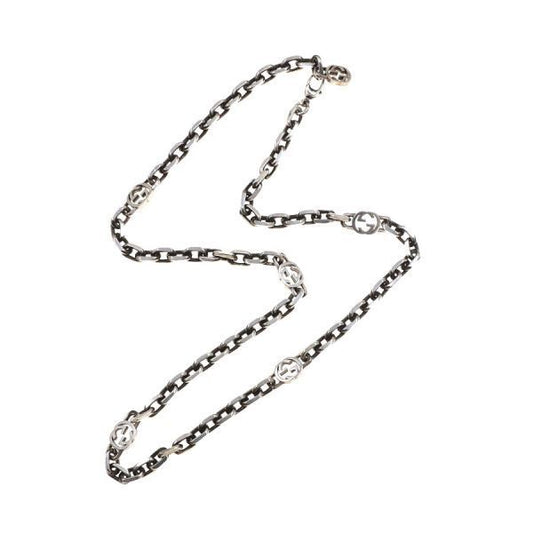 Gucci Interlocking Necklace Silver