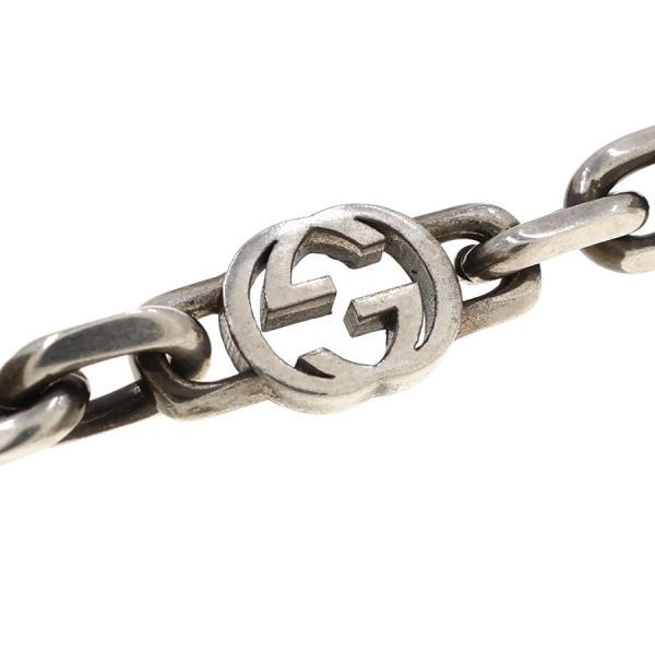 Gucci Interlocking Necklace Silver — view 2