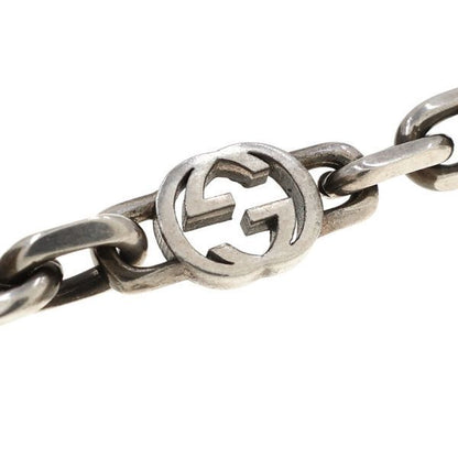 Gucci Interlocking Necklace Silver — view 2