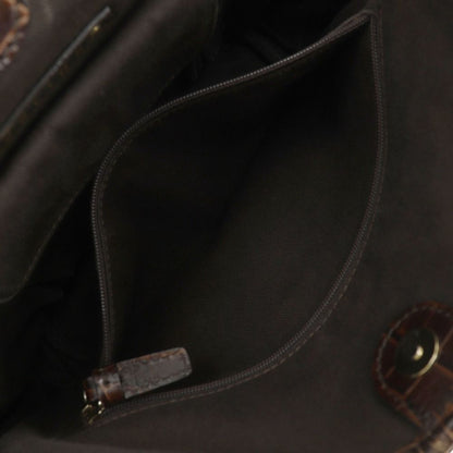 Celine Bittersweet Macadam Nylon Canvas Brown Tote Bag — view 8