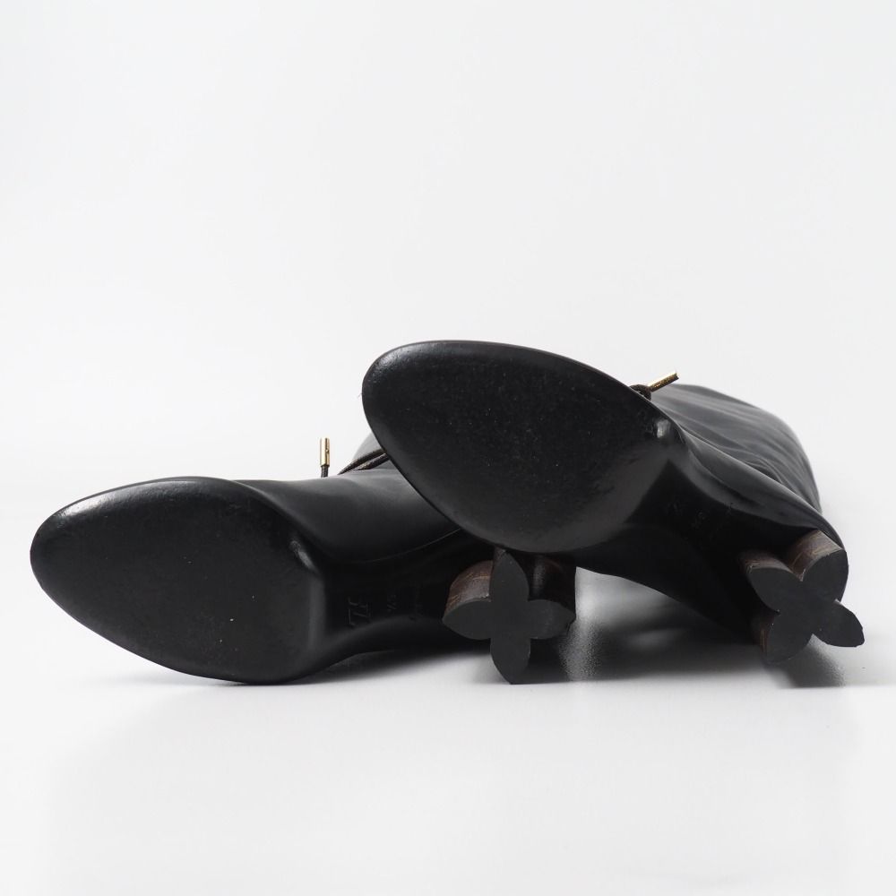 Louis Vuitton Silhouette Line Boots Monogram Heels Long — view 5