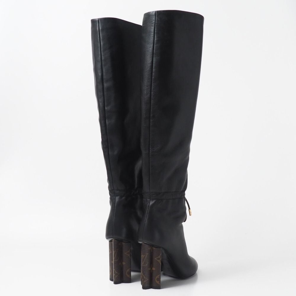 Louis Vuitton Silhouette Line Boots Monogram Heels Long — view 3