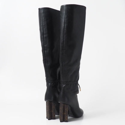 Louis Vuitton Silhouette Line Boots Monogram Heels Long — view 3