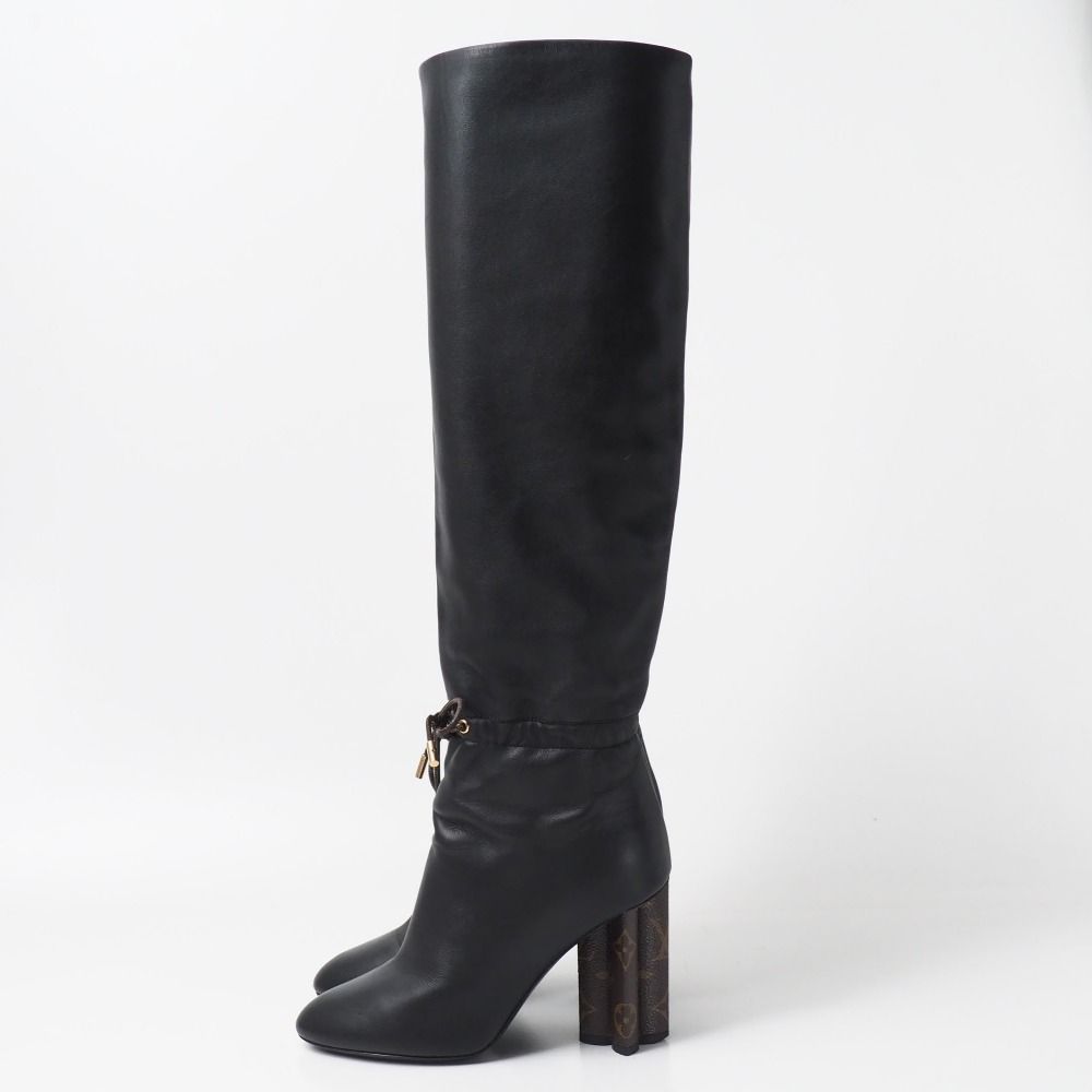 Louis Vuitton Silhouette Line Boots Monogram Heels Long — view 2