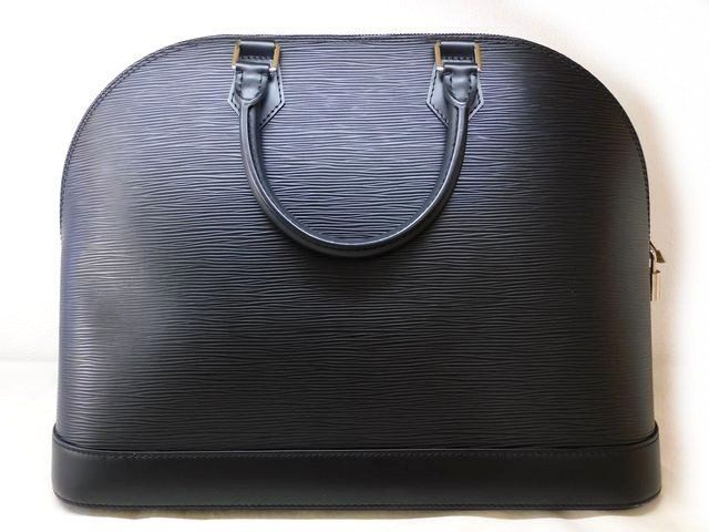 Louis Vuitton Epi Alma GM Noir Black Bag — view 2