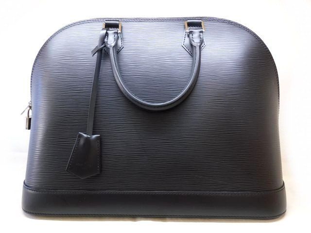 Louis Vuitton Epi Alma GM Noir Black Bag