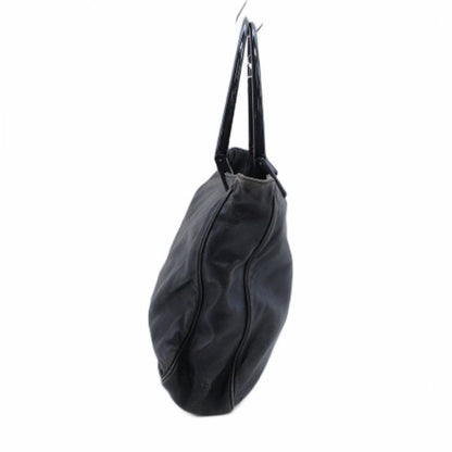 Prada Handbag Plastic Handle Leather Black — view 3