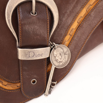 Dior Gaucho Saddle Bag Leather — view 2