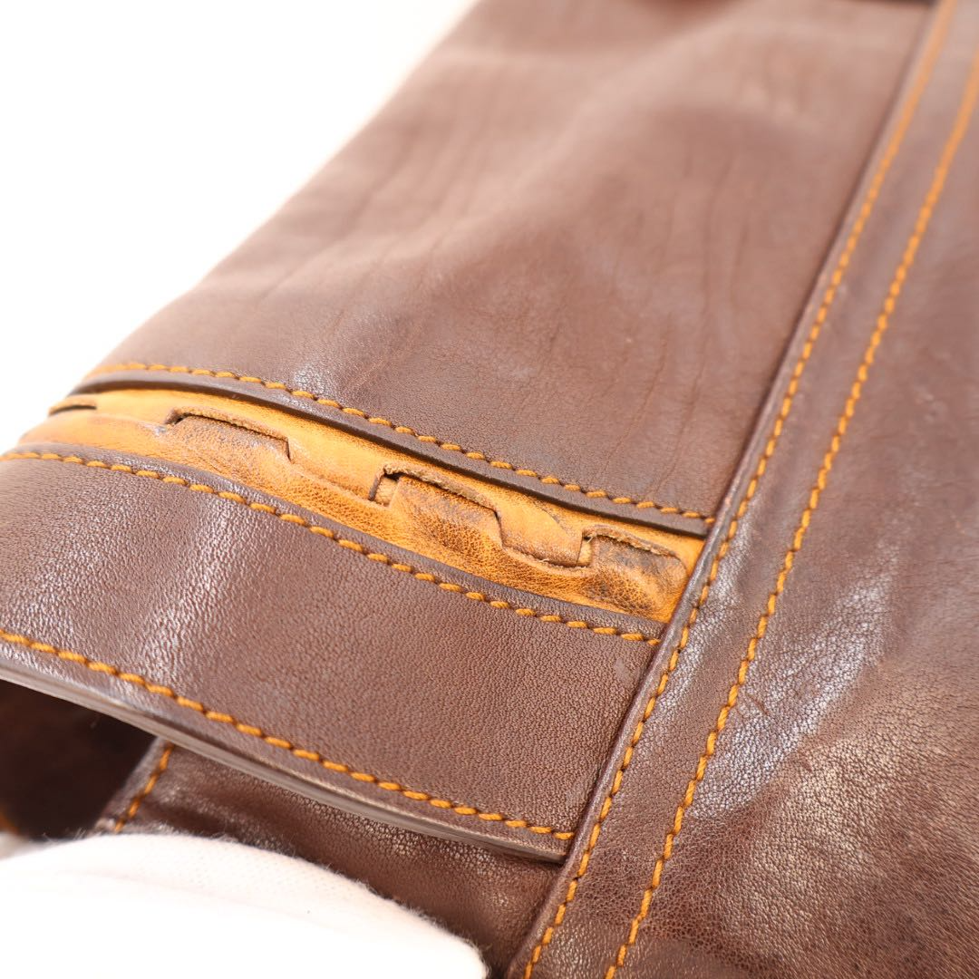Dior Gaucho Saddle Bag Leather — view 6