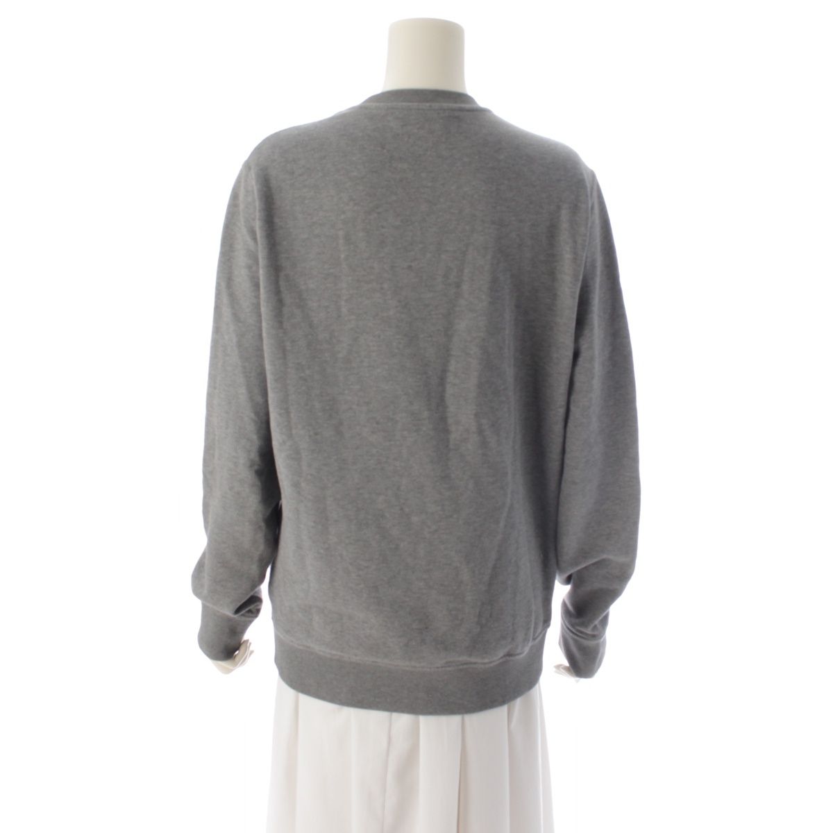 Hermes Ex-Libris Dragon Cotton Long Sleeve Leather Patch Sweatshirt Shirt Top — view 4