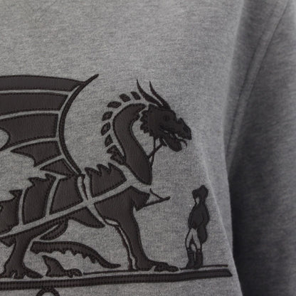 Hermes Ex-Libris Dragon Cotton Long Sleeve Leather Patch Sweatshirt Shirt Top — view 7