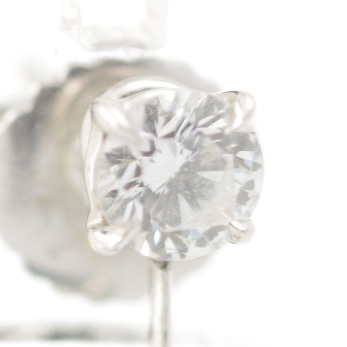 Harry Winston Three Stone Wire Drop Earrings Platinum Diamond Pear Shape Round — view 6