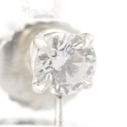 Harry Winston Three Stone Wire Drop Earrings Platinum Diamond Pear Shape Round — view 6