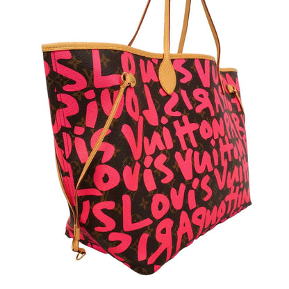 Louis Vuitton Tote Bag Monogram Graffiti Neverfull GM Fuchsia — view 2
