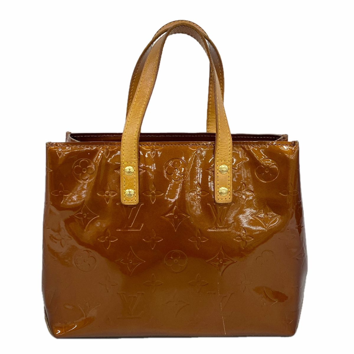 Louis Vuitton Handbag Vernis Reade PM Bronze