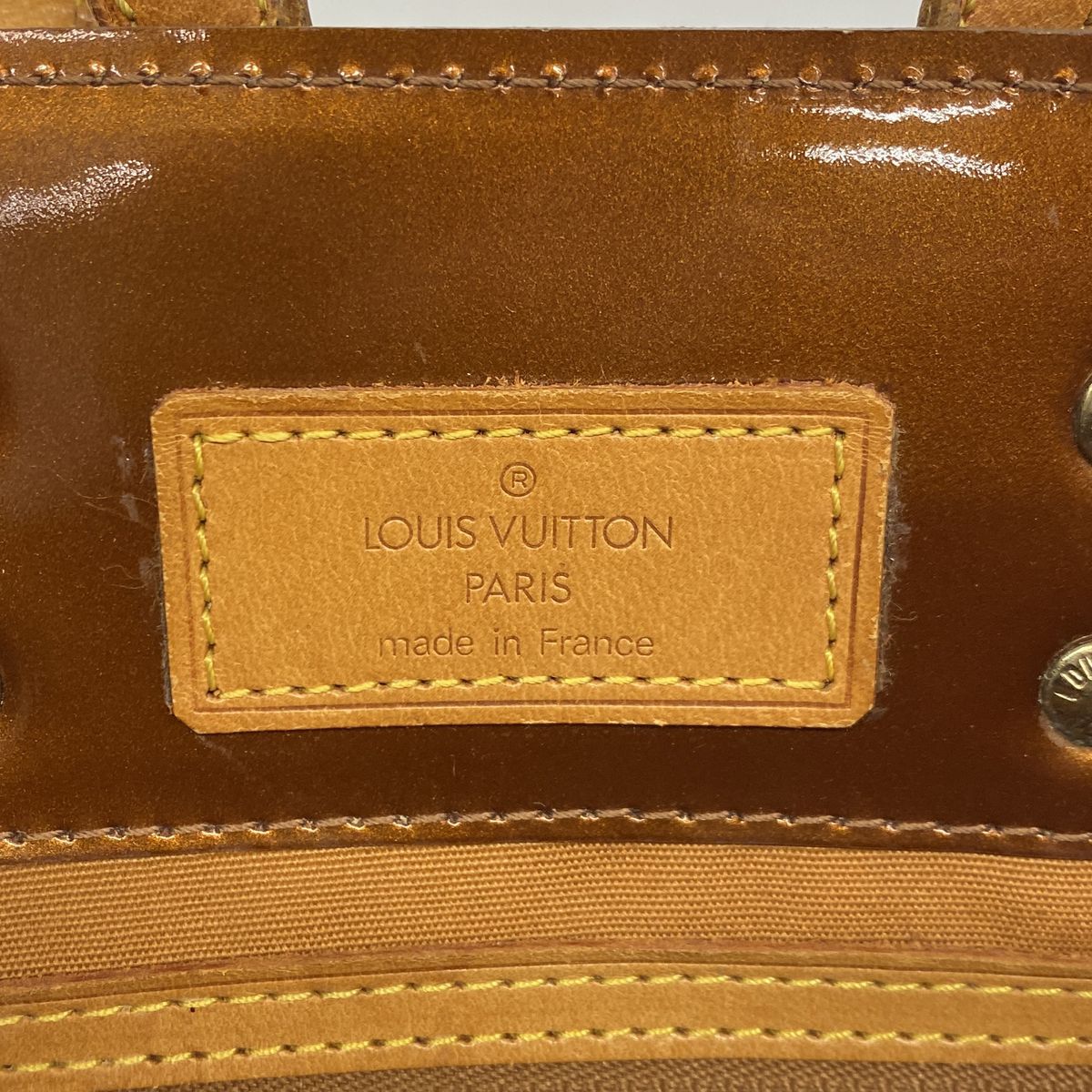 Louis Vuitton Handbag Vernis Reade PM Bronze — view 5