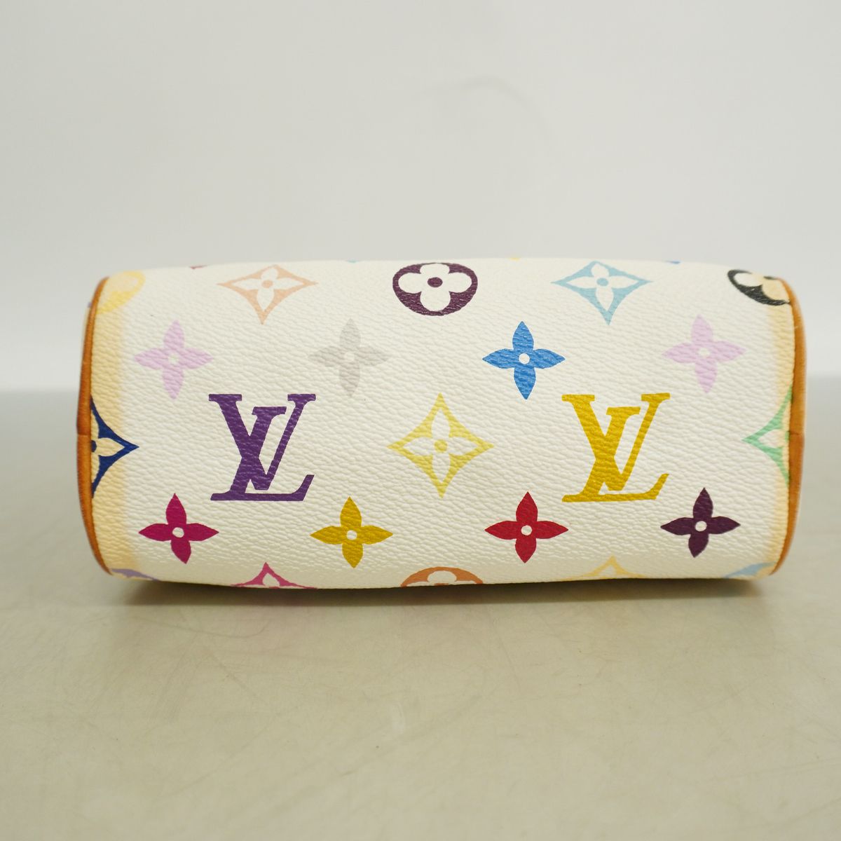 Louis Vuitton Handbag Monogram Multicolor Mini Speedy Blanc — view 3