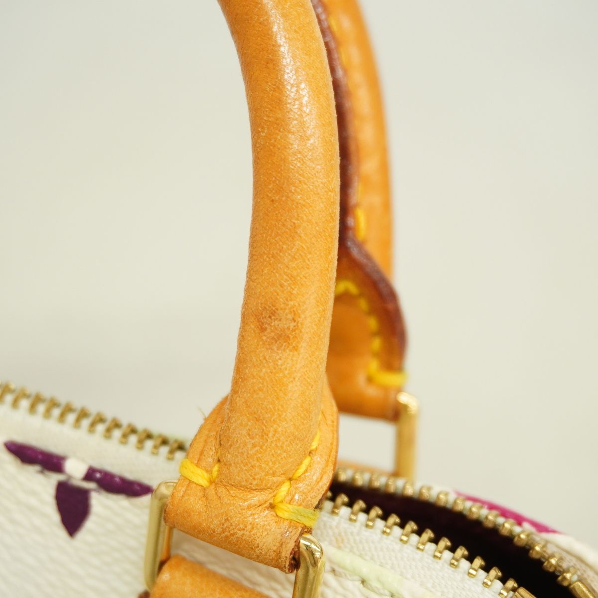 Louis Vuitton Handbag Monogram Multicolor Mini Speedy Blanc — view 8