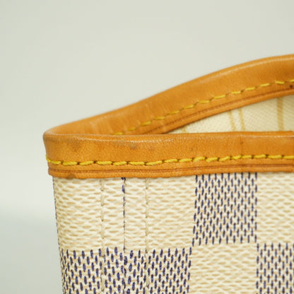 Louis Vuitton Tote Bag Damier Azur Neverfull MM White — view 7