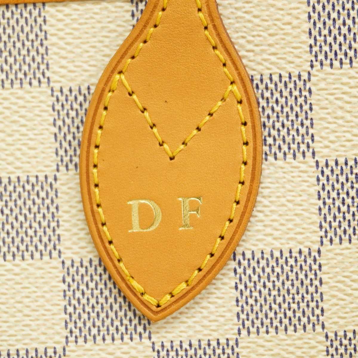 Louis Vuitton Tote Bag Damier Azur Neverfull MM White — view 6