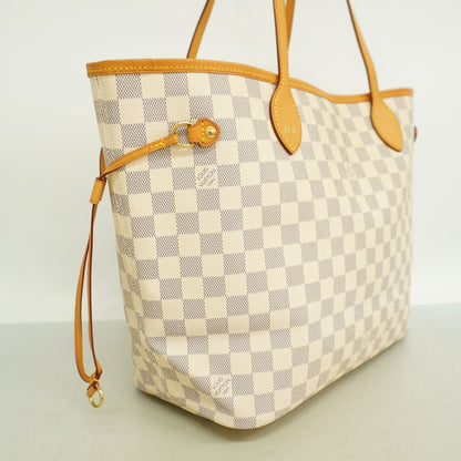 Louis Vuitton Tote Bag Damier Azur Neverfull MM White — view 2