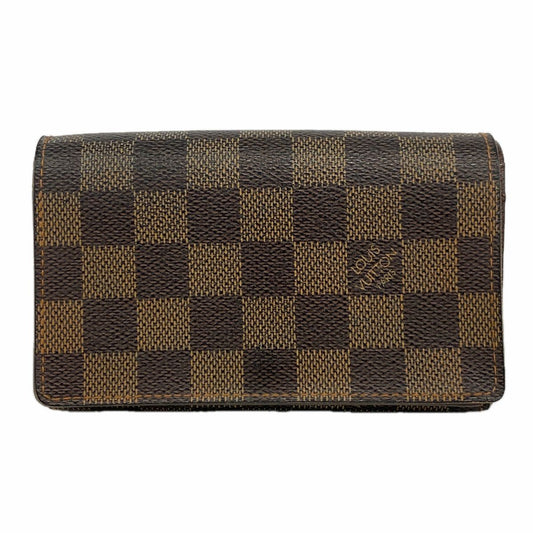 Louis Vuitton Wallet Damier Portefeuille Tresor Ebene