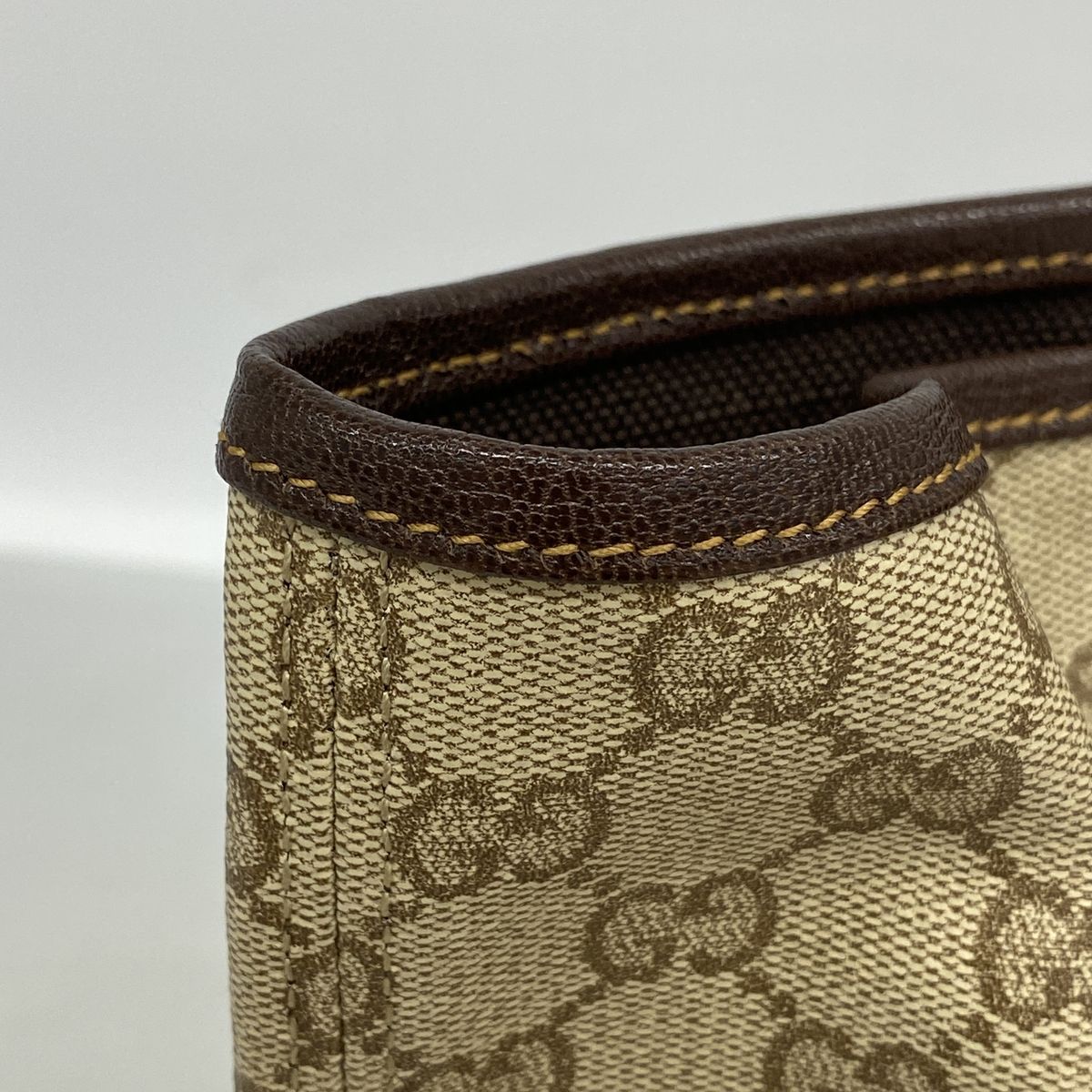 Gucci Tote Bag Tribeca Brown Gold — view 7
