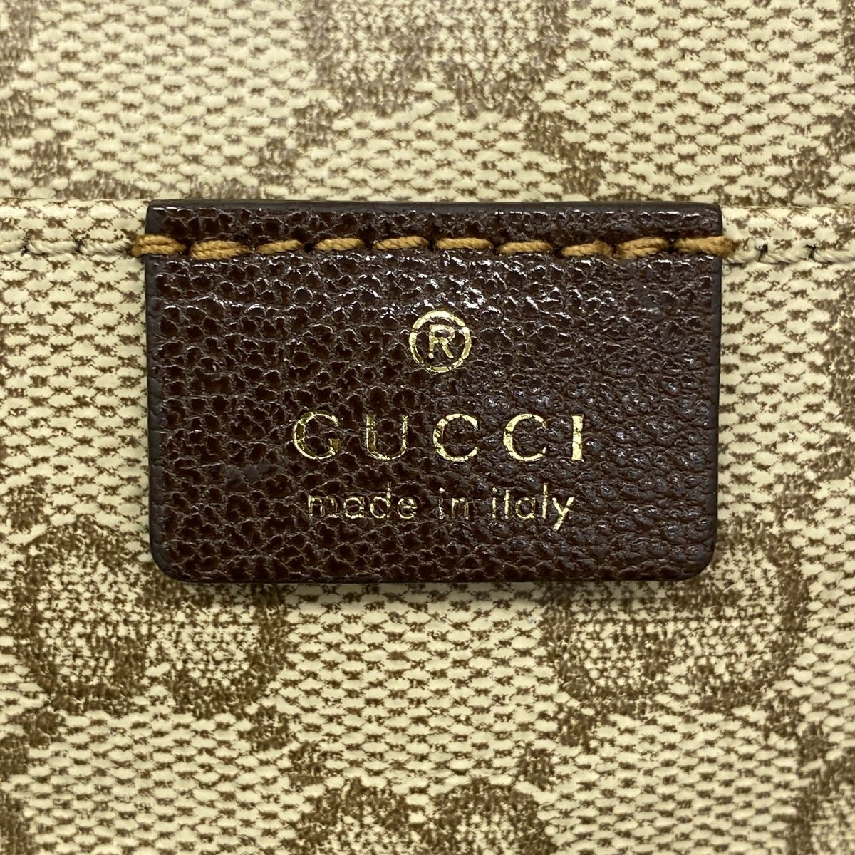 Gucci Tote Bag Tribeca Brown Gold — view 5