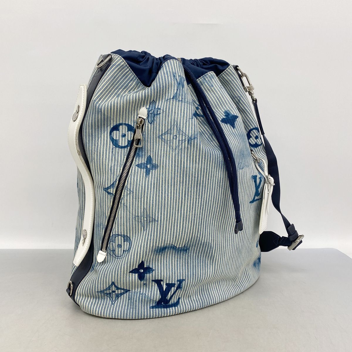 Louis Vuitton Shoulder Bag Monogram Water Color Sac Marant Blue — view 2